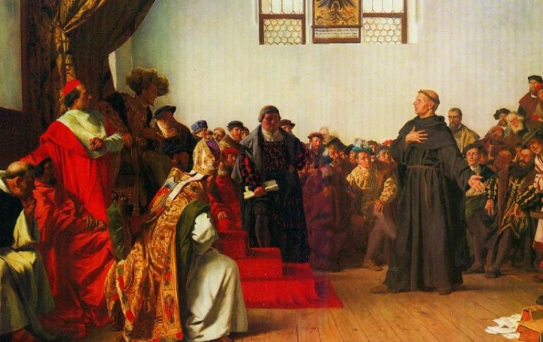 Luther, preden je zapustil cerkev