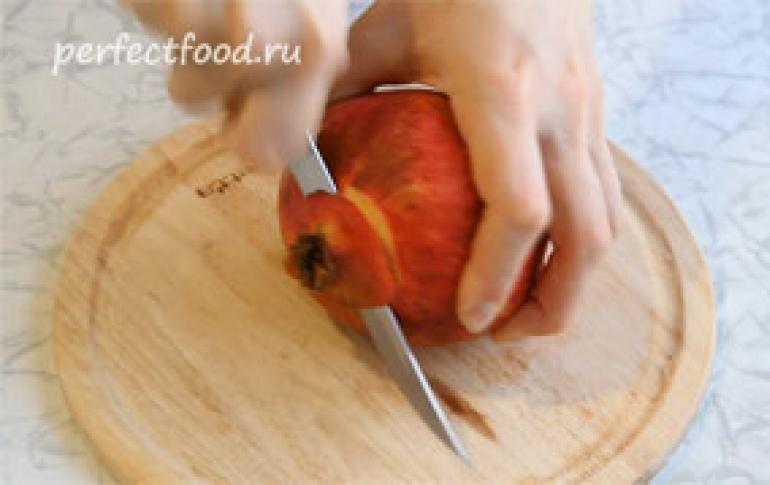 So schälen Sie einen Granatapfel richtig, einfach, schnell und schön: Methoden, Lifehacks
