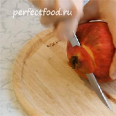 So schälen Sie einen Granatapfel richtig, einfach, schnell und schön: Methoden, Lifehacks